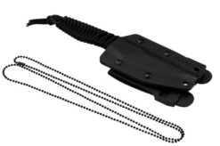 ANV Knives P100 Sleipner Cerakote, Black Paracord, P100-037, Black Kydex Sheath, Neck Knife -Knife Sale Shop ANVP100 037 06 anv