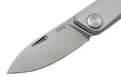 ANV Z050 Sleipner, Silver Handle, Z050-003, Slipjoint Pocket Knife -Knife Sale Shop ANVZ050 003 03 anv