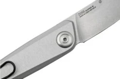 ANV Z050 Sleipner, Silver Handle, Z050-003, Slipjoint Pocket Knife -Knife Sale Shop ANVZ050 003 05 anv