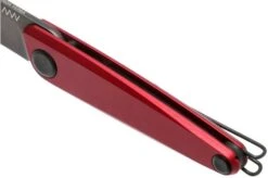 ANV Z050 Sleipner, DLC, Dural Red, Z050-005, Slipjoint Pocket Knife -Knife Sale Shop ANVZ050 005 07 anv knives