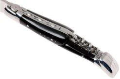 Laguiole En Aubrac 12cm Pocket Knife With Corkscrew, Buffalo Horn -Knife Sale Shop AUL0312BUI FSI1 07 laguiole en aubrac aul0312bui fsi1 07