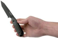 Bradford Guardian 3.5T Tanto, 3D Black Micarta Guardian 3.5T M390, Black DLC 3.5T-101B -Knife Sale Shop BDK 35T 101B 06 bradford knives