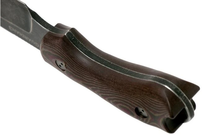 Bradford Guardian 3, 3D Brown-Red Richlite, M390 Sabre Nimbus Knivesandtools Exclusive 6 Bradford Guardian 3, 3D Brown-Red Richlite, M390 Sabre Nimbus Knivesandtools Exclusive - Image 4