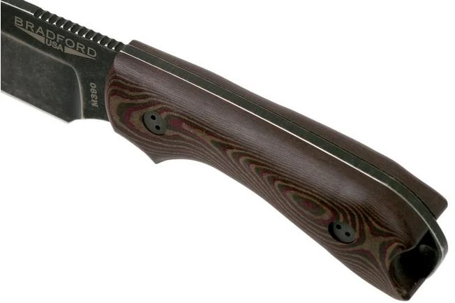 Bradford Guardian 3, 3D Brown-Red Richlite, M390 Sabre Nimbus Knivesandtools Exclusive 7 Bradford Guardian 3, 3D Brown-Red Richlite, M390 Sabre Nimbus Knivesandtools Exclusive - Image 5