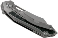 Bestech Kasta BT1909G Grey Ti, Blue Carbon Fibre, Stonewashed Pocket Knife, Kombou Design -Knife Sale Shop BHBT1909G 04 bestech