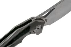 Bestech Kasta BT1909G Grey Ti, Blue Carbon Fibre, Stonewashed Pocket Knife, Kombou Design -Knife Sale Shop BHBT1909G 06 bestech