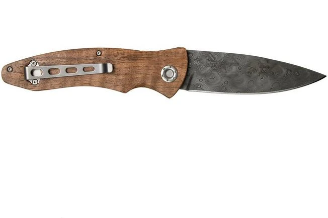 Böker Tirpitz Damast Wood 42 Limited Edition 110197DAM Pocket Knife 4 Böker Tirpitz Damast Wood 42 Limited Edition 110197DAM Pocket Knife - Image 2