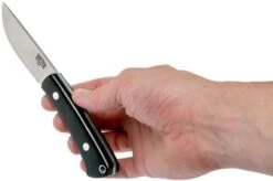 Bark River Woodland Special Black Canvas Micarta, EDC-fixed -Knife Sale Shop BRK01 132BRKC 07 bark river