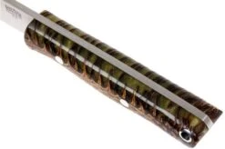 Bark River Bravo EDC A2 Rampless, Green Pinecone, Black Sheath -Knife Sale Shop BRK07 007GPC3 05 bark river brk07 007gpc3 05