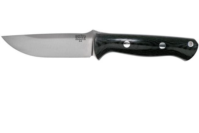 Bark River Bravo 1 A2 Black Canvas Micarta Bushcraft Knife 3 Bark River Bravo 1 A2 Black Canvas Micarta Bushcraft Knife