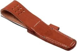 Bark River Bravo 1.2 CPM 3V, Black Canvas Micarta, Brown Sheath -Knife Sale Shop BRK07 123BRKC 09 bark river bravo brk07 123brkc 09