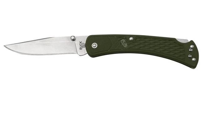Buck 110 Slim Knife Select OD Green 0110ODS2 Pocket Knife 4 Buck 110 Slim Knife Select OD Green 0110ODS2 Pocket Knife - Image 2