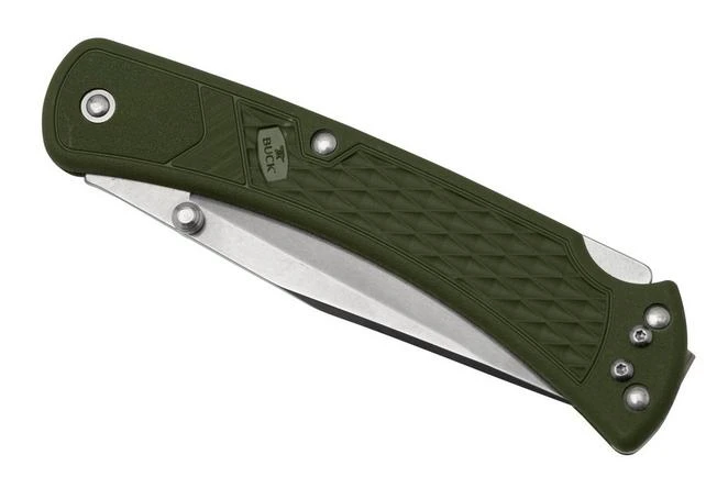 Buck 110 Slim Knife Select OD Green 0110ODS2 Pocket Knife 9 Buck 110 Slim Knife Select OD Green 0110ODS2 Pocket Knife - Image 7
