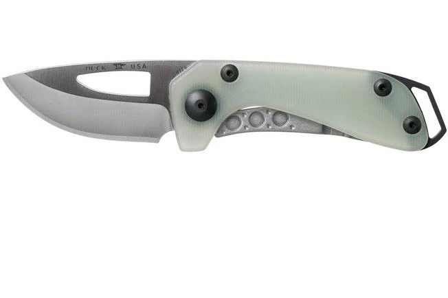 Buck 417GRS Budgie Natural Green G10 Pocket Knife 3 Buck 417GRS Budgie Natural Green G10 Pocket Knife