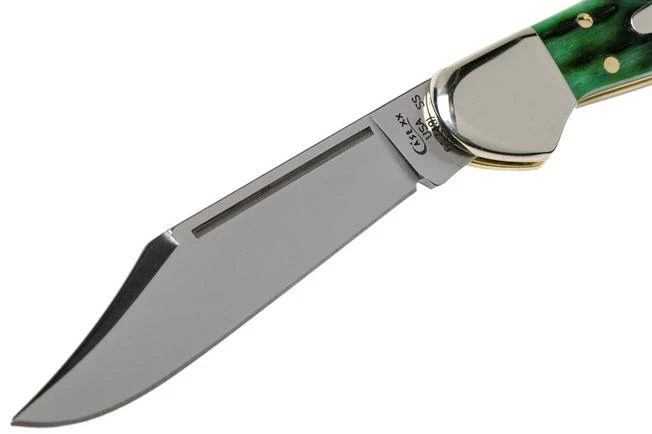 Case Mini Copperlock Pocket Worn Bermuda Green Bone, Peach Seed Jig, 09723, 61749L SS Pocket Knife 5 Case Mini Copperlock Pocket Worn Bermuda Green Bone, Peach Seed Jig, 09723, 61749L SS Pocket Knife - Image 3