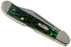 Case Mini Copperlock Pocket Worn Bermuda Green Bone, Peach Seed Jig, 09723, 61749L SS Pocket Knife 12 Case Mini Copperlock Pocket Worn Bermuda Green Bone, Peach Seed Jig, 09723, 61749L SS Pocket Knife -Knife Sale Shop CE09723 04 case