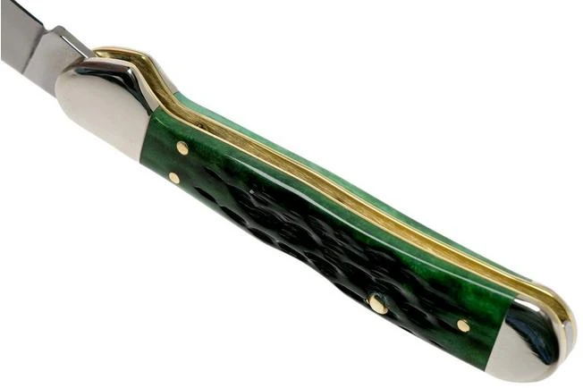 Case Mini Copperlock Pocket Worn Bermuda Green Bone, Peach Seed Jig, 09723, 61749L SS Pocket Knife 7 Case Mini Copperlock Pocket Worn Bermuda Green Bone, Peach Seed Jig, 09723, 61749L SS Pocket Knife - Image 5