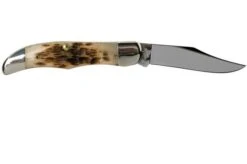 Case Pocket Hunter Amber Jigged Bone, 10727, 61165 SS Pocket Knife -Knife Sale Shop CE10727 02 case