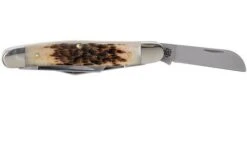 Case Stockman Amber Jigged Bone, 00128, 6347 SS Pocket Knife -Knife Sale Shop CE128 04 case ce128 04