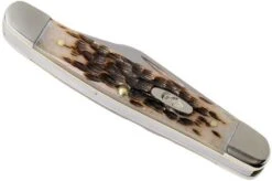 Case Stockman Amber Jigged Bone, 00128, 6347 SS Pocket Knife -Knife Sale Shop CE128 08 case ce128 08
