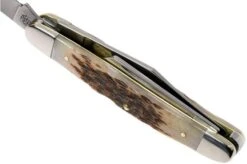Case Stockman Amber Jigged Bone, 00128, 6347 SS Pocket Knife -Knife Sale Shop CE128 09 case ce128 09