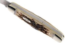 Case Stockman Amber Jigged Bone, 00128, 6347 SS Pocket Knife -Knife Sale Shop CE128 10 case ce128 10