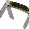 Case Sowbelly Olive Green Bone, Russell Jig, 13283, TB6339 SS Pocket Knife
