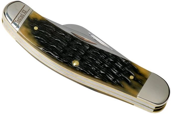 Case Sowbelly Olive Green Bone, Russell Jig, 13283, TB6339 SS Pocket Knife 6 Case Sowbelly Olive Green Bone, Russell Jig, 13283, TB6339 SS Pocket Knife - Image 4