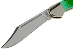 Case Mini Copperlock Clover Green Bone, Sawcut Jig, 23217, 61749L SS Pocket Knife -Knife Sale Shop CE23217 03 case