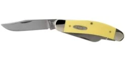 Case Medium Sowbelly Yellow Synthetic 30118, TB3339 CV Pocket Knife 8 Case Medium Sowbelly Yellow Synthetic 30118, TB3339 CV Pocket Knife -Knife Sale Shop CE30118 03 case