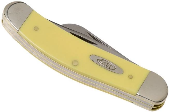 Case Medium Sowbelly Yellow Synthetic 30118, TB3339 CV Pocket Knife 6 Case Medium Sowbelly Yellow Synthetic 30118, TB3339 CV Pocket Knife - Image 4
