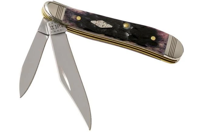 Case Peanut Purple Bone, Standard Jig, 31623, 6220 SS Pocket Knife 3 Case Peanut Purple Bone, Standard Jig, 31623, 6220 SS Pocket Knife