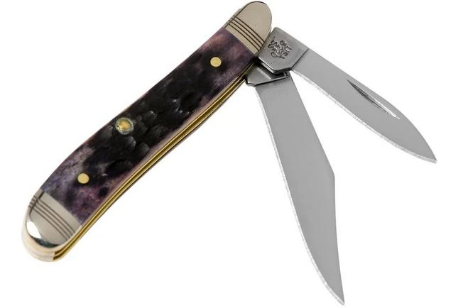 Case Peanut Purple Bone, Standard Jig, 31623, 6220 SS Pocket Knife 4 Case Peanut Purple Bone, Standard Jig, 31623, 6220 SS Pocket Knife - Image 2
