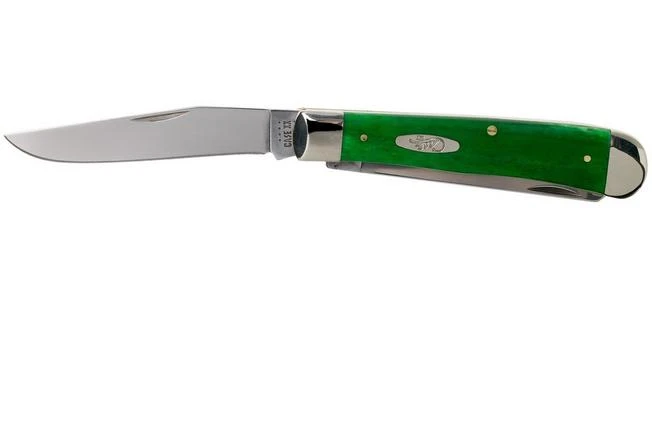 Case Trapper Brilliant Green Bone, Smooth, 52820, 6254 SS Pocket Knife 5 Case Trapper Brilliant Green Bone, Smooth, 52820, 6254 SS Pocket Knife - Image 3