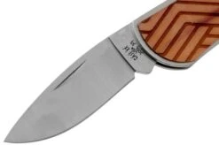 Case X Woodchuck Executive Lockback Brushed Stainless, Lines, 64322, M1300L SS Pocket Knife -Knife Sale Shop CE64322 03 case knives