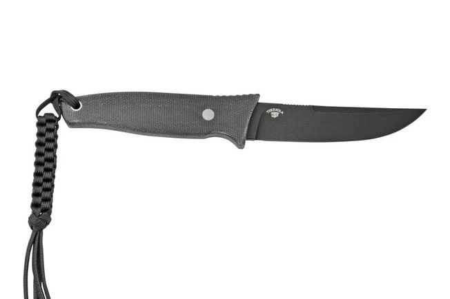 Civivi Tamashii C19046-4 Green Canvas Micarta, Blackwashed Fixed Knife, Bob Terzuola Design 4 Civivi Tamashii C19046-4 Green Canvas Micarta, Blackwashed Fixed Knife, Bob Terzuola Design - Image 2