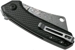 Civivi Mini Mastodon C2011DS-1 Damascus, Carbon Fibre & Black G10 Pocket Knife -Knife Sale Shop CIC2011DS 1 04 civivi