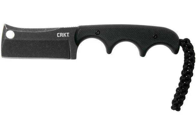 CRKT Minimalist Cleaver Blackout 2383K Neck Knife, Alan Folts Design 3 CRKT Minimalist Cleaver Blackout 2383K Neck Knife, Alan Folts Design