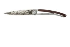 Deejo Tattoo 37g Coral Wood Mountain 1CB000080, Pocket Knife