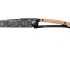 Deejo Tattoo Black 37g, Juniper Wood, 1920 1GB104 Pocket Knife -Knife Sale Shop DJ1GB104 01 deejo