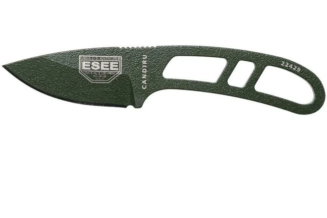 ESEE Candiru OD-green CAN-OD Neck Knife With Black Sheath + Belt Clip 3 ESEE Candiru OD-green CAN-OD Neck Knife With Black Sheath + Belt Clip