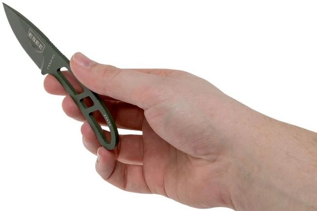 ESEE Candiru OD-green CAN-OD Neck Knife With Black Sheath + Belt Clip 7 ESEE Candiru OD-green CAN-OD Neck Knife With Black Sheath + Belt Clip - Image 5