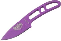 ESEE Candiru Purple CAN-PURP Neck Knife With White Sheath + Belt Clip -Knife Sale Shop EE CAN PURP 03 esee knives v201901