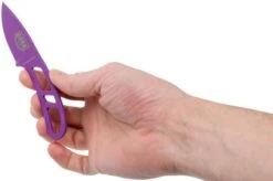 ESEE Candiru Purple CAN-PURP Neck Knife With White Sheath + Belt Clip -Knife Sale Shop EE CAN PURP 05 esee knives v201901