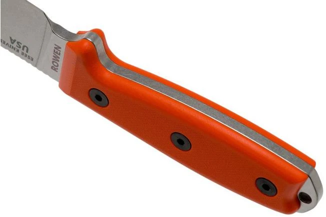 ESEE Model 4 Plain Edge S35VN, Orange G10 Handle 4P35V-OR With Sheath + Clip 6 ESEE Model 4 Plain Edge S35VN, Orange G10 Handle 4P35V-OR With Sheath + Clip - Image 4