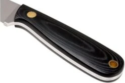 Brisa Necker 70, Black Micarta, Leather Sheath 9803 -Knife Sale Shop ENZ 9803 04 enzo enz 9803 04