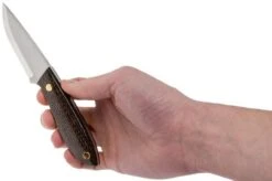 Brisa Bobtail 80 Bison Micarta Handle, 12C27 Scandi, Multi-carry Sheath 9954 15 Brisa Bobtail 80 Bison Micarta Handle, 12C27 Scandi, Multi-carry Sheath 9954 -Knife Sale Shop ENZ 9954 06 enzo knives