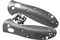 Flytanium Benchmade Mini Griptilian Scales, Titanium