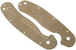 Flytanium Ontario Rat 2 Scales, Brass -Knife Sale Shop FLY 423 02 flytanium