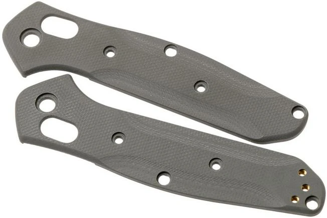 Flytanium Benchmade 945 Mini Osborne Scales, Gray G10 3 Flytanium Benchmade 945 Mini Osborne Scales, Gray G10